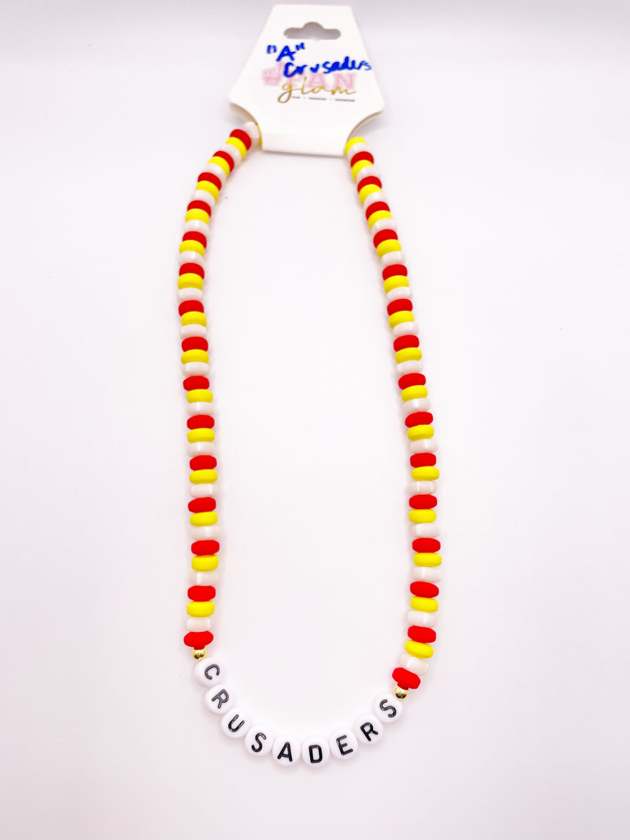 Krakow Three String Red Bead Necklace - Child's Small Size