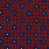 Maroon and navy Hair Bow