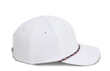 Crusader Imperial Wingman 6-Panel Performance Rope Cap (Red or Navy)