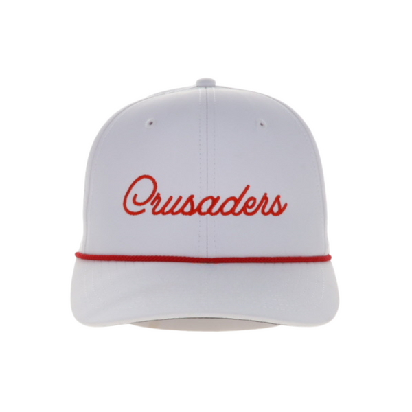 Crusader Imperial Wingman 6-Panel Performance Rope Cap (Red or Navy)