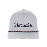 Crusader Imperial Wingman 6-Panel Performance Rope Cap (Red or Navy)