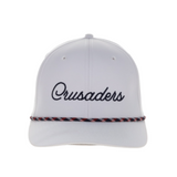 Crusader Imperial Wingman 6-Panel Performance Rope Cap (Red or Navy)