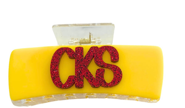 CKS Hair Claw Clip (Red or Yellow)