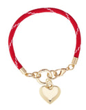 Red Goldie Paracord Charm Bracelet