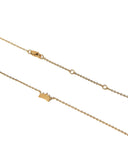 Gold Crown Necklace