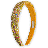 Tapered Chunky Gold Glitter Headband