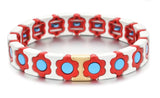 Flower Tile Bracelets