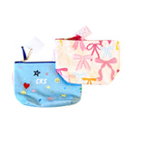 CKS Embroidered Canvas Pouch