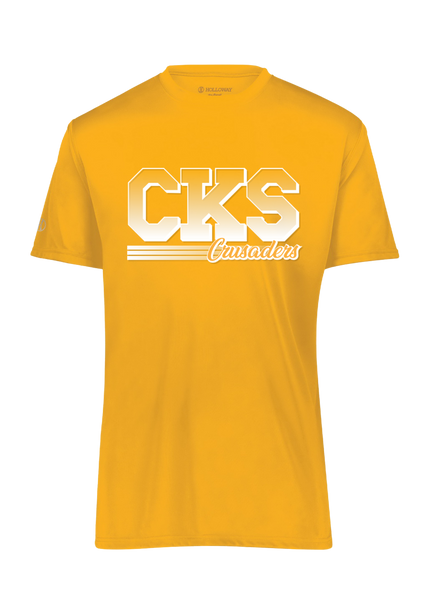 Youth Yellow CKS Fade Performance T-Shirt