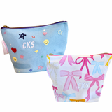 CKS Embroidered Canvas Pouch