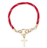 Red Goldie Paracord Charm Bracelet