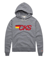 Youth Vintage Graphite CKS Stripe Hoodie