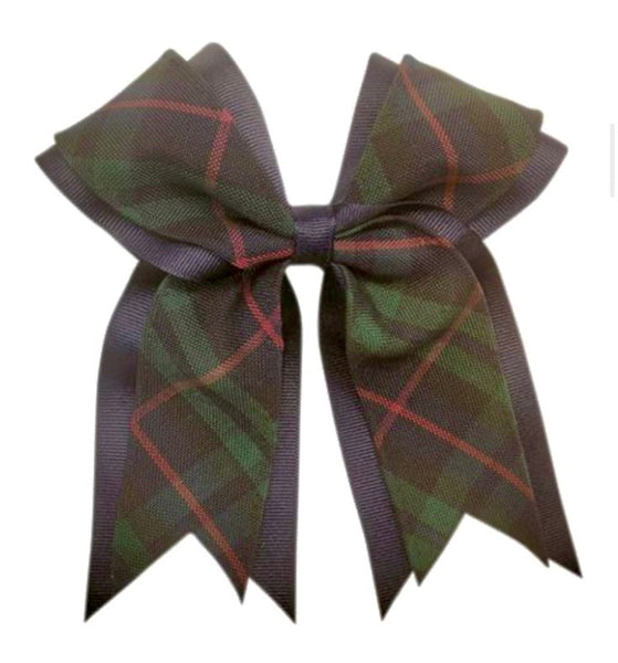 Plaid Cheer Bow