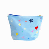 CKS Embroidered Canvas Pouch