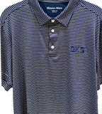 Men's Mizzen & Main Versa CKS Embroidered Polo-Midnight Navy