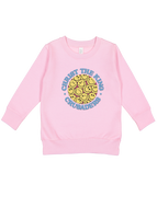 Girls' Pink Smiley Face Sweatshirt