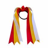 New Red and Gold Streamer Bow