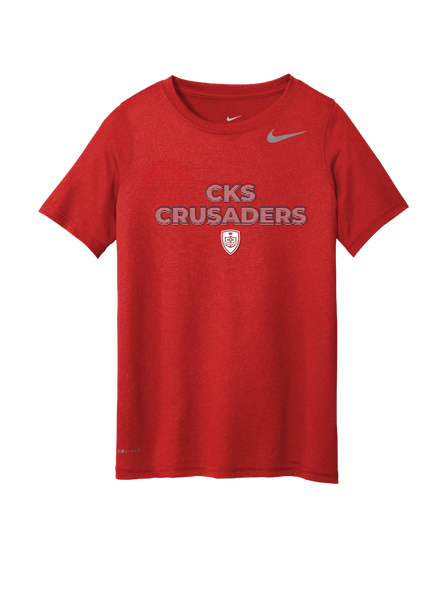 Youth Nike Red Dri-Fit T-Shirt