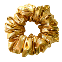 Girls Gold Lame Scrunchie