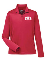 Adult & Youth Red "CKS" 1/4 Zip DriFit Pullover