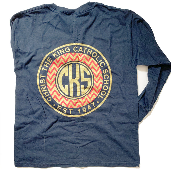 Girls' and Womens' Long-Sleeved CKS Monogram T-Shirt