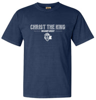 Navy Blue Short Sleeve "Christ the King Grandparent" T-Shirt