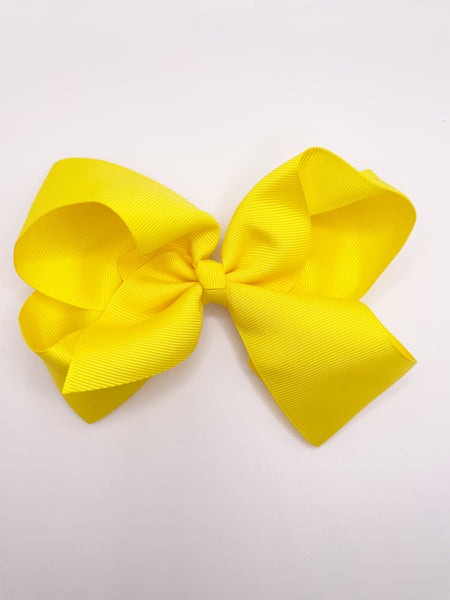 Yellow 6" Bow