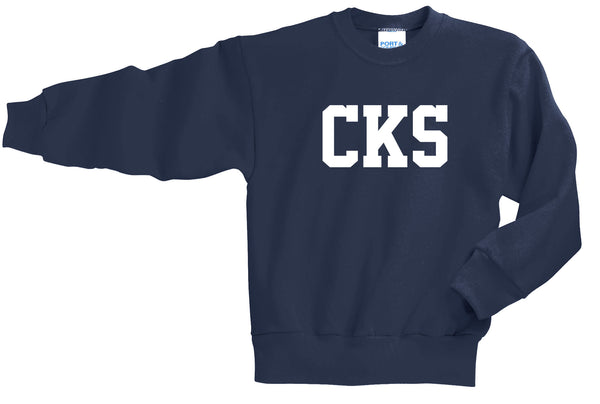Navy CKS Upper School (6th-8th) Uniform-Approved Sweatshirt
