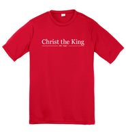Red Short Sleeve Christ the King "Seaside Design" DriFit T-Shirt - Adult