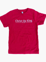 Youth Red Short Sleeve Christ the King "Seaside Design" Cotton T-Shirt