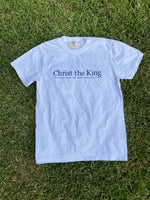 Youth White Short Sleeve Christ the King "Seaside Design" T-Shirt